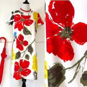 Boden Floral Shift Dress